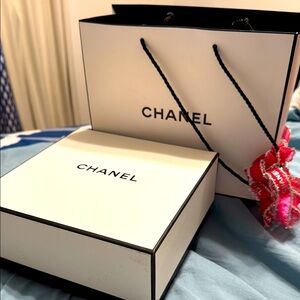 Chanel White Box and Bag Set